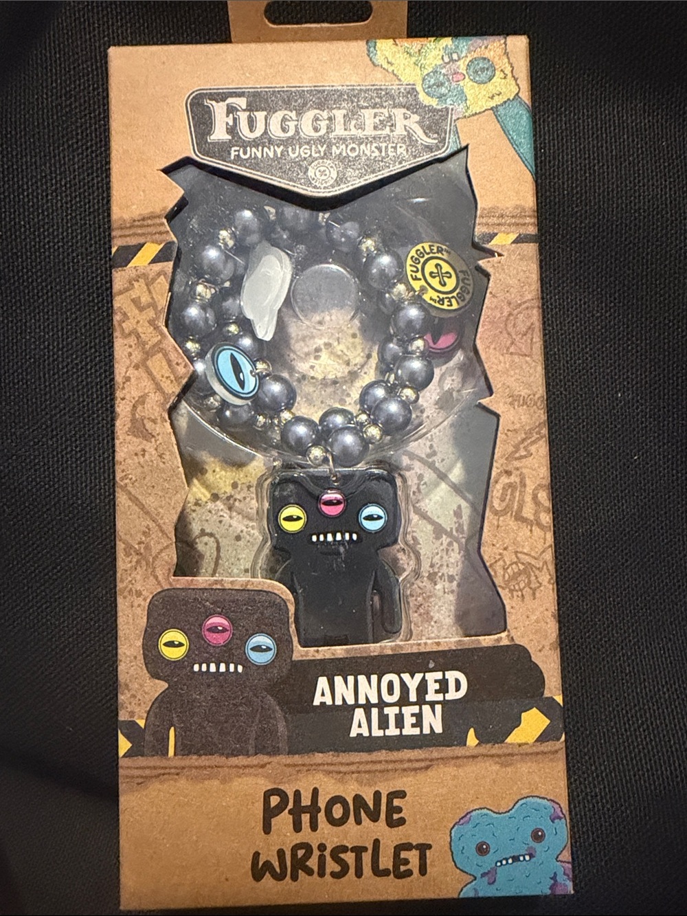 Fuggler Annoyed Alien Phone Wristlet - Black